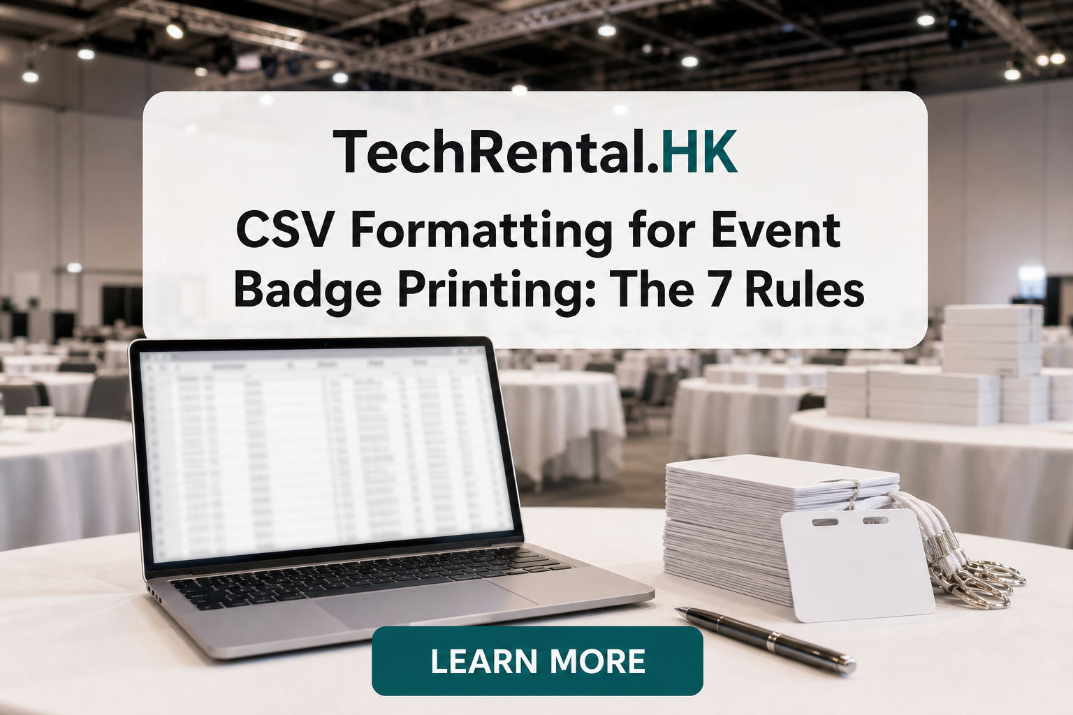 CSV Formatting for Event Badge Printing: The 7 Rules