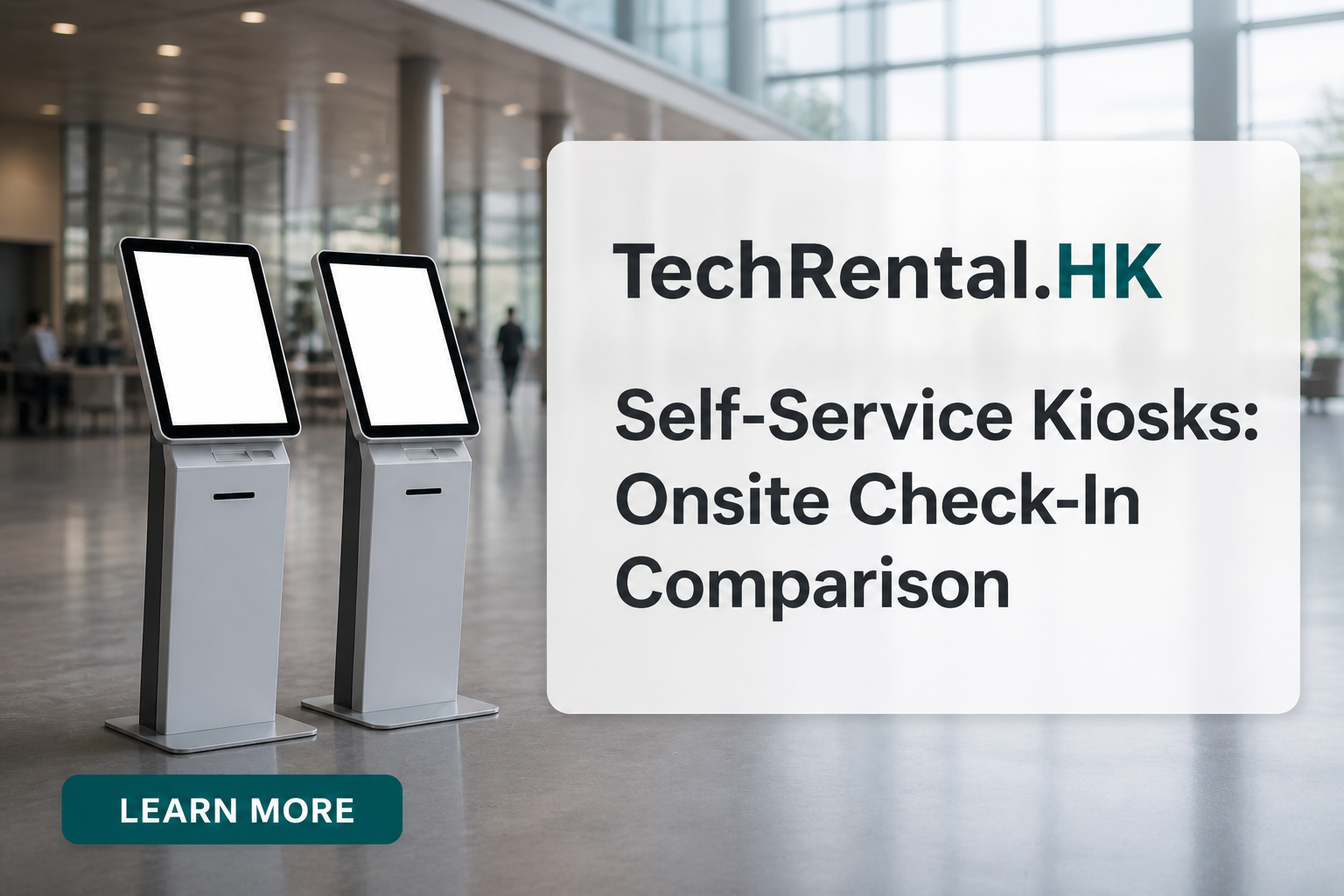 Self-Service Kiosks for Onsite Check-In: A Comparison Guide