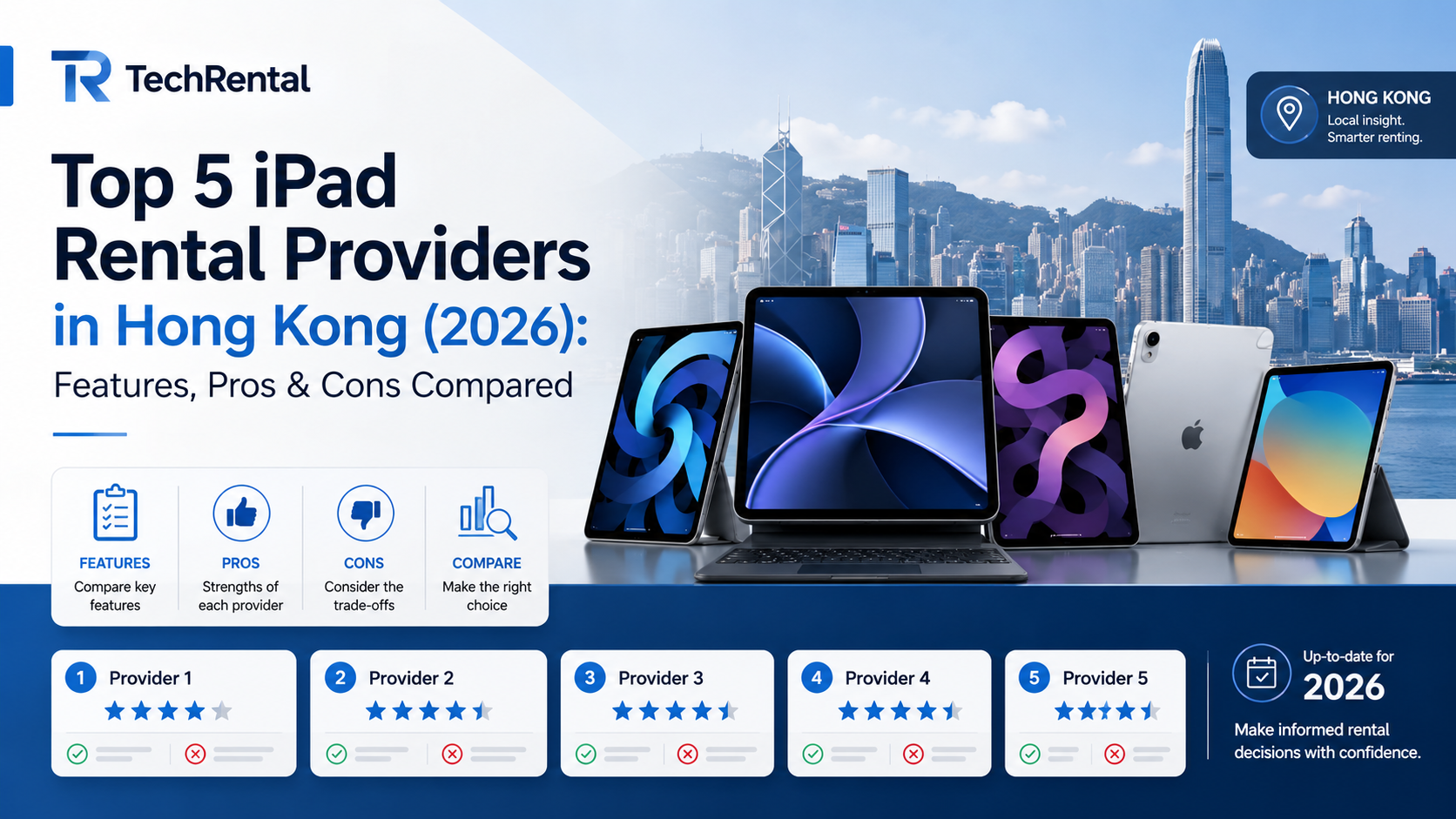 Top 5 iPad rental providers in Hong Kong 2026 compared by features, pros and cons - TechRental